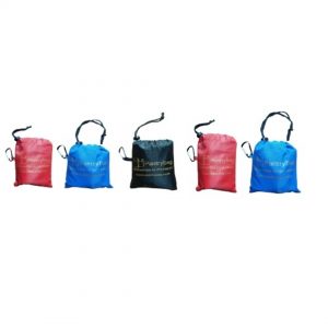5 Pantrybag Nylon Shopping Bags Multicolor